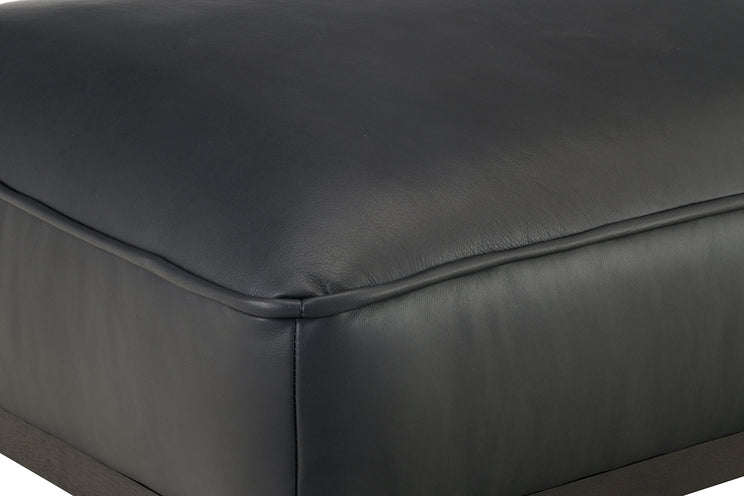 Nadia Leather Ottoman
